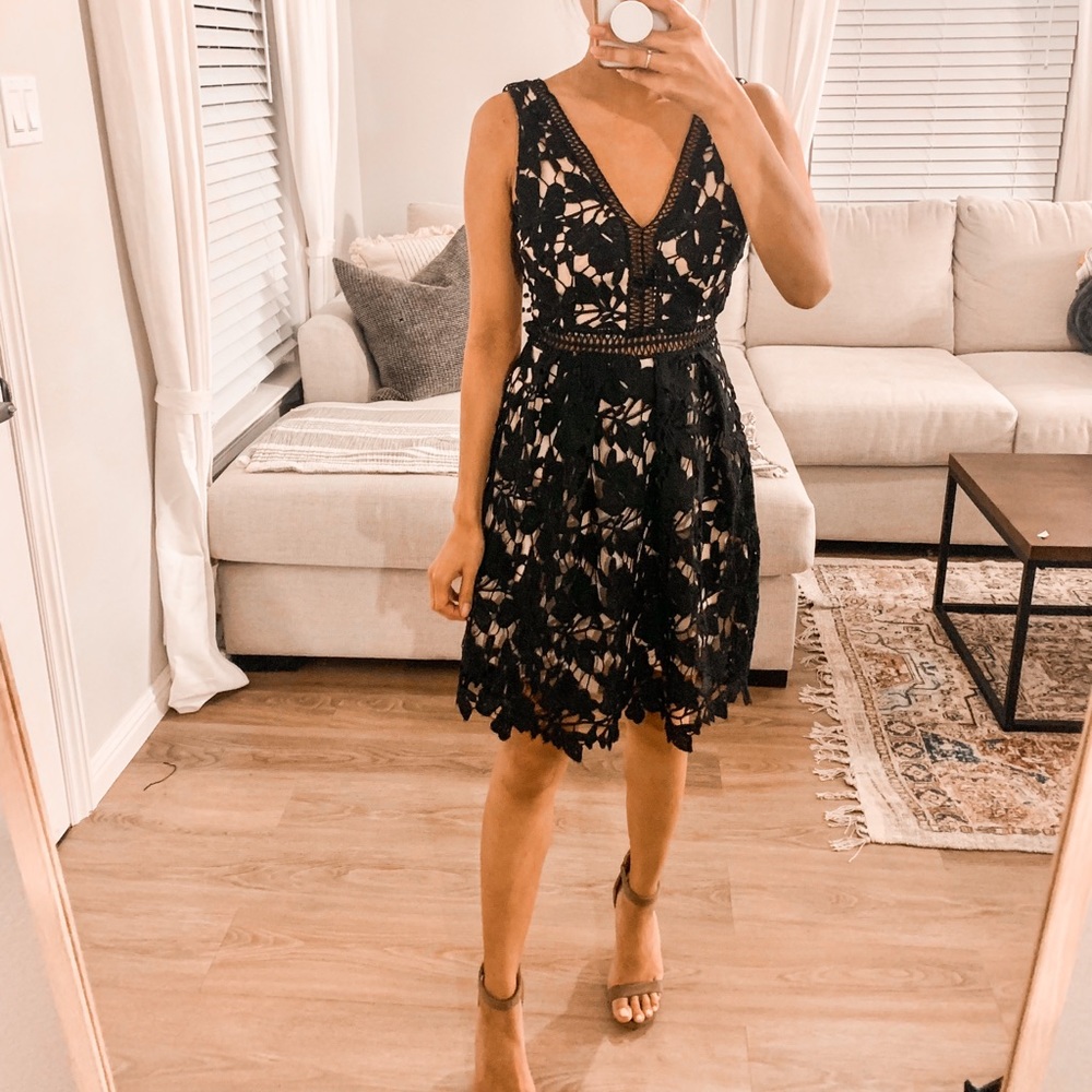 Black Lace Dress